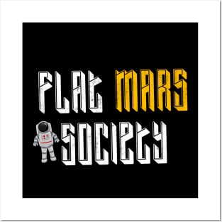 Flat mars society Posters and Art